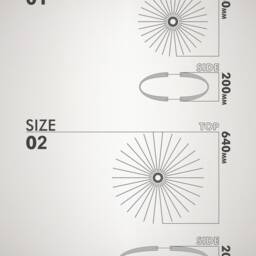 Elipse Wood Flush Mount Ceiling Light Plywood Chandelier - thumbnail 4