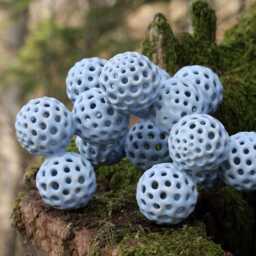 Handmade Blue Porcelain Sculpture - thumbnail 2