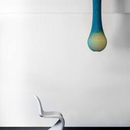 Hanging Lamp, Modern Pendant Light, Ceiling Lamp Shade, Industrial Office Lighting, Drop Textile Unique Abstract - thumbnail 2