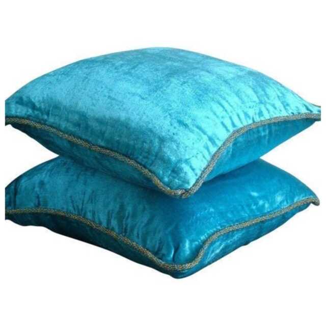 "Designer Turquoise Blue Pillow Case Cover 24""x24""/26""x26" - image 1