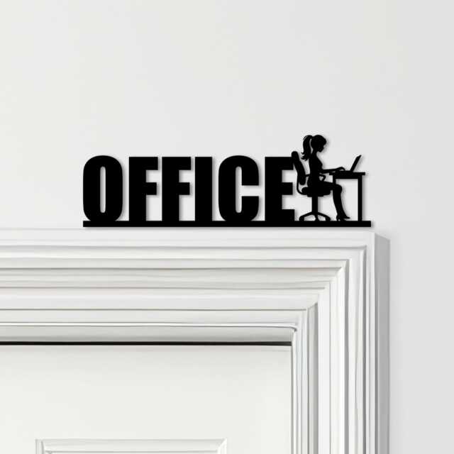 Door Topper Office Decor Lettering Desk Women Various Colours Decorative Sign - Novelty Wall Decor, Frame Art, Art - image 1