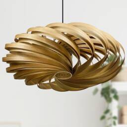 Veneria Wooden Lamp Made Of Oak, Pendant Handmade in Germany - thumbnail 2