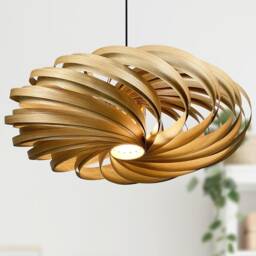 Veneria Wooden Lamp Made Of Oak, Pendant Handmade in Germany - thumbnail 1