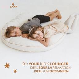Floor Pillow, Round Cushion, Kids Toddler Playroom Decor, Large Summer Renovation - thumbnail 2