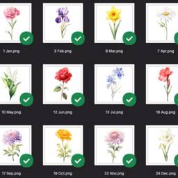 If Mothers Were Flowers - Birth Any Wording Personalised Day Print Gift Ideas Mum - thumbnail 2