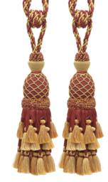 "D??copro Curtain Tassel Tieback, Length 11"" - 27.5cm, Spread 34" - thumbnail 1