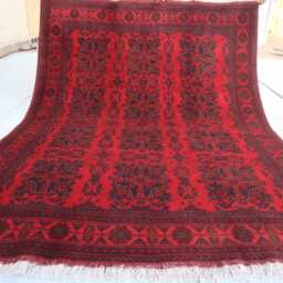 5x7 Ft Bukhara Afghan Handmade Geometric Genuine Rug, Khal Mohammedi Area Turkmen Oriental Living Room D??cor Carpet - thumbnail 4