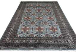 8x11 Gray Color Bokhara Rug - 2.50x3.00 Kids Room Luxury Area Turkish Fine Quality Afghan