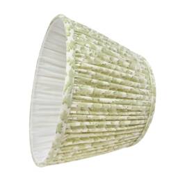 Gathered Lampshade - Linen Various Colours Flat Bottom Lamp Or Pendant Light - thumbnail 3