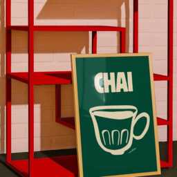 Chai Illustration Wall Art - Desi Tea Graphic Modern Kitchen Poster Cute Home Decor - thumbnail 2