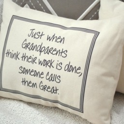 1 Great Grandparent Gift, Mother's Day Personalized Pillow, Grandparent Announcement, Pregnancy Reveal, Hard To Buy For, Baby Announcement - thumbnail 3