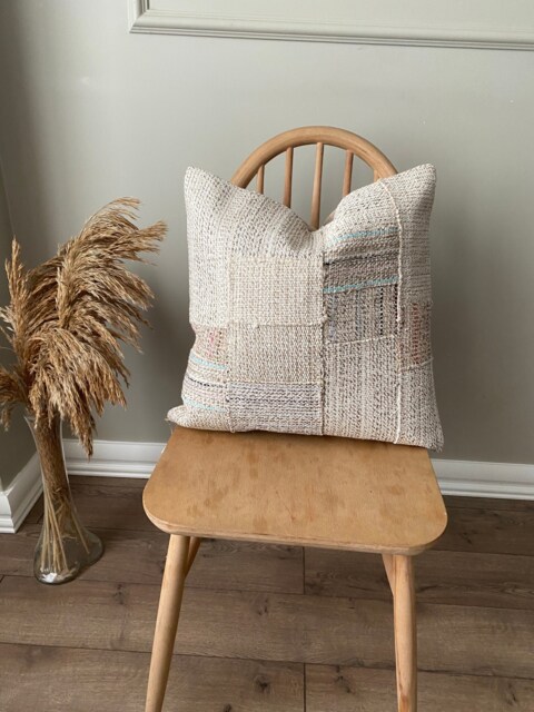 "Turkish Kilim Pillow, Brown Pillow, Kilim Pillow Cover, Kilim Cushion Cover, Decorative 20""x20" - image 1