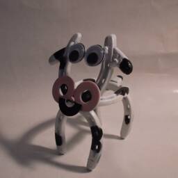 Upcycled Horseshoe Cow - Metal Garden Art Animal - thumbnail 4