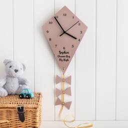 Children's Kite Personalised Wall Clock - thumbnail 2