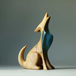 Wolf Sculpture - 26 - thumbnail 3