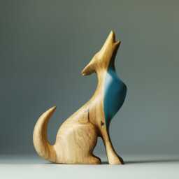 Wolf Sculpture - 26 - thumbnail 4