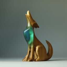 Wolf Sculpture - 26 - thumbnail 2