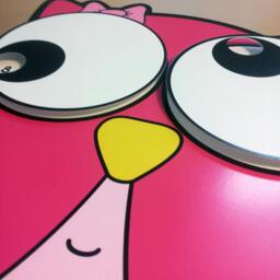 Funny Owl - Moving Eyes Wall Clock - thumbnail 2