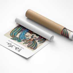 Baya Mahieddine Art Print Algerian Artist Exhibition Wall Decor - thumbnail 3