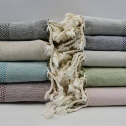 "Turkish Peshtemal, Turkish Towel, 38""x67" - thumbnail 4