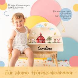 Tonie Shelf Farm, Children's Room Decor, Christening Gift, Girls' Room, Toniebox - thumbnail 2
