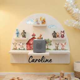 Tonie Shelf Farm, Children's Room Decor, Christening Gift, Girls' Room, Toniebox
