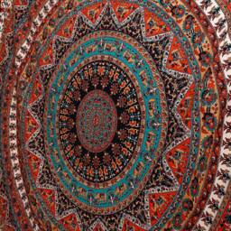 Mandala Intricate Boho Tapestry Paisley Design Indian Wall Hanging - thumbnail 4