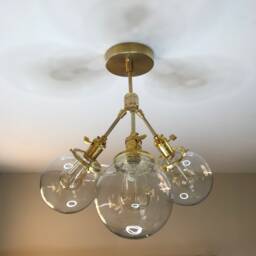 Sulit Modern Sputnik Adjustable 3 Light 6In Globe Mid Century Chandelier - thumbnail 1