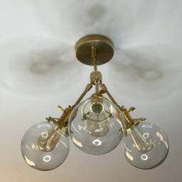 Sulit Modern Sputnik Adjustable 3 Light 6In Globe Mid Century Chandelier - thumbnail 2