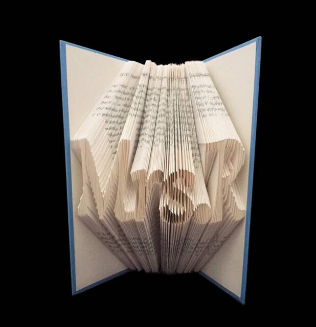 Mrs.r - 4 Letter Words Teacher Professor Neighbor Friend Folded-Book Art Book Sculpture Unique Personalized Gift Custom - image 1