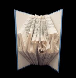 Mrs.r - 4 Letter Words Teacher Professor Neighbor Friend Folded-Book Art Book Sculpture Unique Personalized Gift Custom - thumbnail 1