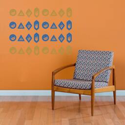1 Color Gem Collection - Vinyl Decal Wall Art - thumbnail 3