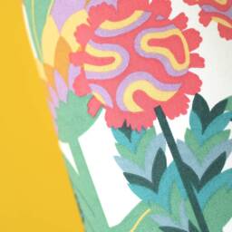 Tall Tropical Bird Lampshade Conical Or Cylindrical Shape, Scandinavian Fabric, Rainforest Paradise Pattern - thumbnail 3
