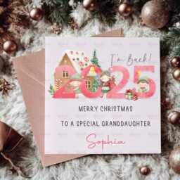 Personalised Kids Christmas Decoration - Daughter Gift Custom Bauble For Boys & Girls Stocking Filler Eve Box - thumbnail 2