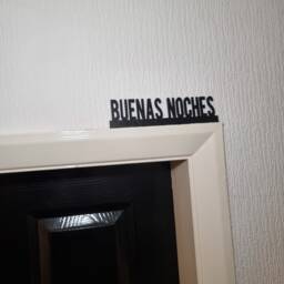 Buenas Noches Door Topper, Shelf Decor, Wall Quirky Home Interior Gift, Door Decoration - thumbnail 2