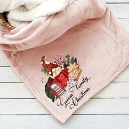 Christmas Blanket - Cozy Family Name Blanket Free Personalisation - thumbnail 2