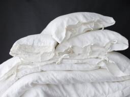 Linen Duvet Cover Set Of Duvet Cover & Pillowcases With Ties. Pure French Linen Bedding Set. Mooshop New 28 - thumbnail 1