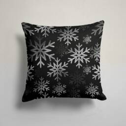 Santa Claus, Christmas Cushions Cover/Christmas Gift/Red & White Tree Pillow Cover/Snow Flakes/Winter Xmas Cushion - thumbnail 3