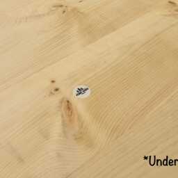 Arton // Rustic Live Edge Dining Table & Bench With Pine Square Legs - thumbnail 4