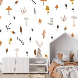Woodland Wall Decals PVC-Free Nursery & Bedroom Stickers - 64 Pack - thumbnail 1