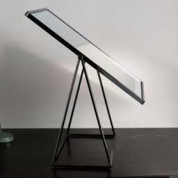 Black Vanity Mirror Adjustable Free Standing Makeup Mirror