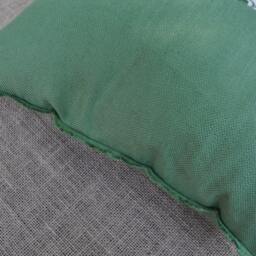 Custom Designed Pillows With Floral Band - thumbnail 4