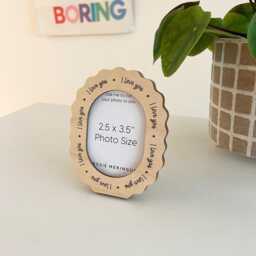 Personalised Father's Day Photo Frame - Fathers Magnet Birthday Gift Standing I Love You - thumbnail 3