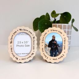 Personalised Father's Day Photo Frame - Fathers Magnet Birthday Gift Standing I Love You - thumbnail 2