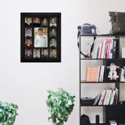 School Years Picture Frame - Personalized With Any Name 10 Color Choices - Shown in Espresso Frame- Graduation 11x14 - thumbnail 2