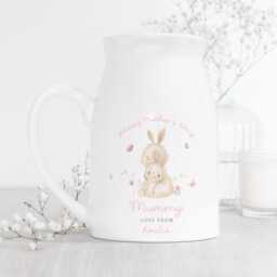 Personalised Mother's Day Vase, Mothers Flower Jug, Nanny Gifts, Mum Gift For Grandma, Nana, Gifts Mum - thumbnail 1
