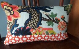 Chiang Mai Dragon/Betwixt Color Blocked Pillow Cover - thumbnail 1