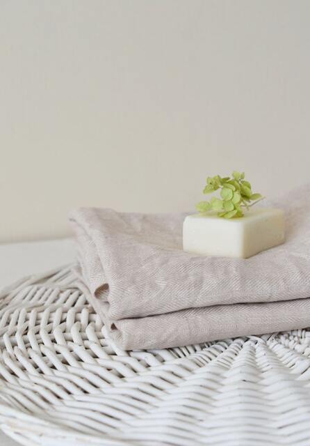 Blush Pink Linen Throw Towels Natural Bath Sheet Pre Washed Body Summer Beach Flat Yoga Farmhouse Bathroom - image 1