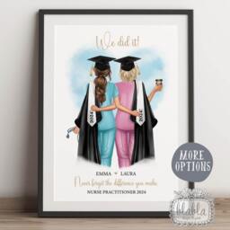 Personalised Nurse Graduation Gift, Doctor Graduation Gift, Nurse Graduates, Phd Gift For Her, Dentist, Vet University - thumbnail 2