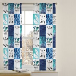 Adventure Awaits Nursery Curtains Handmade Cotton, Blackout Option - thumbnail 2